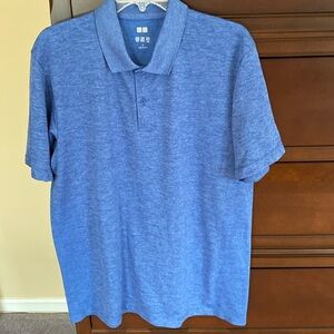 Uniqlo blue men’s polo shirt